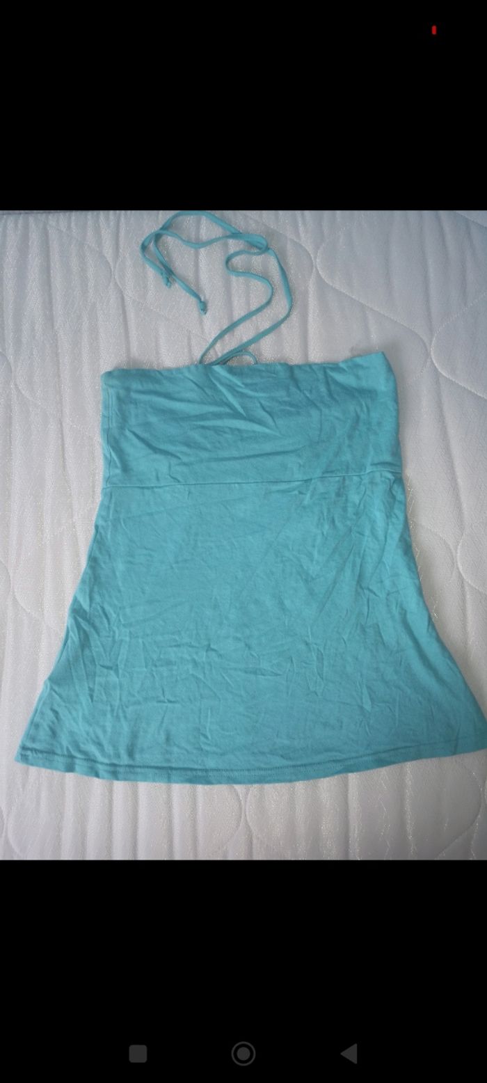 Dos nu turquoise Tex women taille S neuf - photo numéro 3
