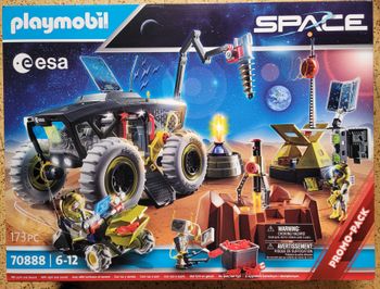 Playmobil Space Unité mobile spatiale avec astronautes et navette 70888