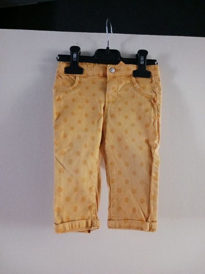 Jeans moutarde obaïbi 12 mois