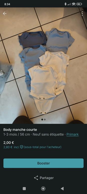 Bodies manches courtes