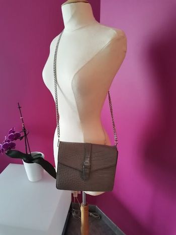 Sac  pochette  gris Loxwood  Le Cabas Parisien
