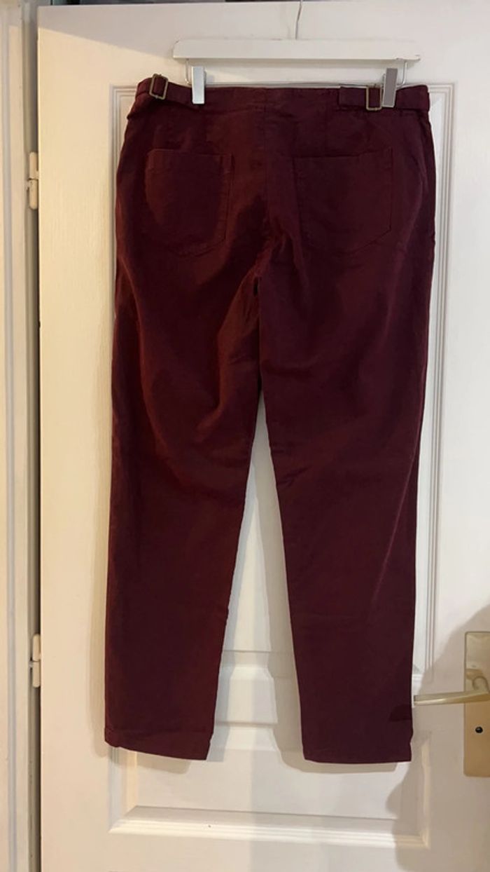 Jeans bordeaux - photo numéro 3
