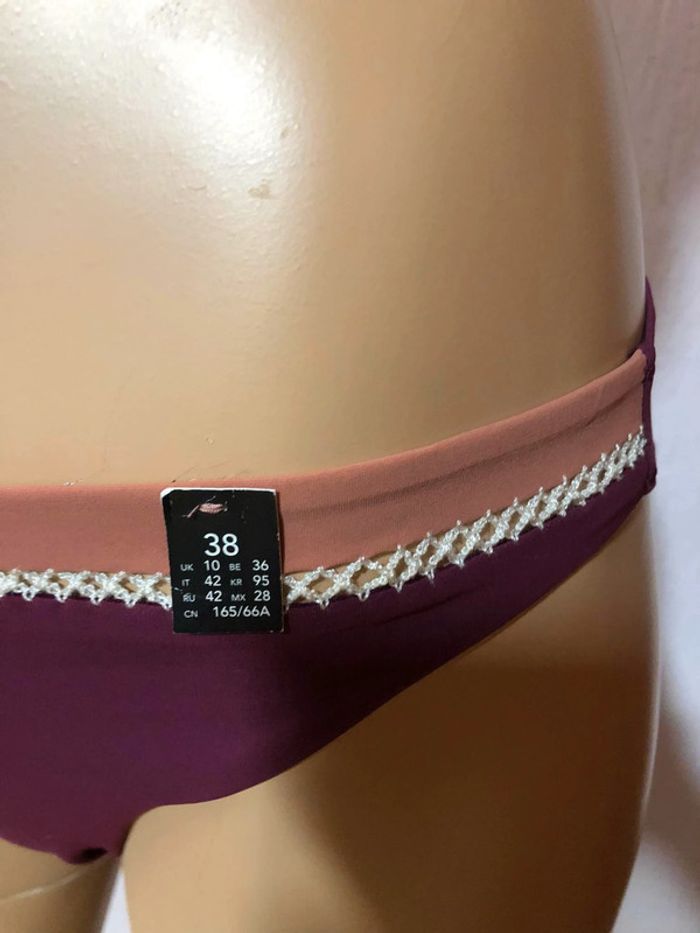 Bikini 2 pièces Mauve Etam - n e u f - photo numéro 4