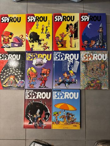 Lot de bd album Spirou 