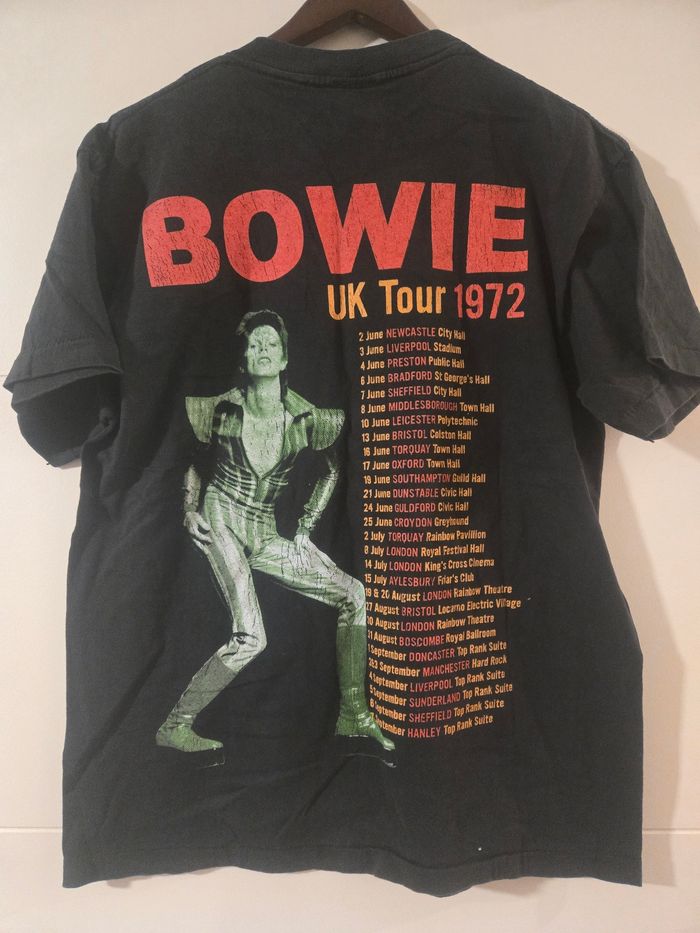 T-shirt rétro David Bowie rétro rock vintage L - photo numéro 2