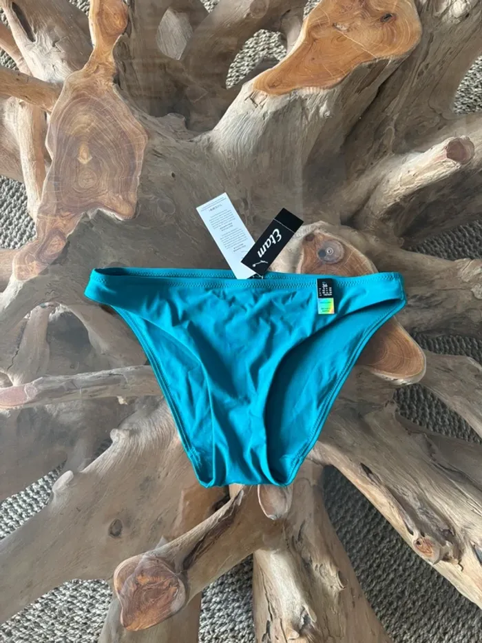 Bas de maillot de bain Etam biki vert émeraude