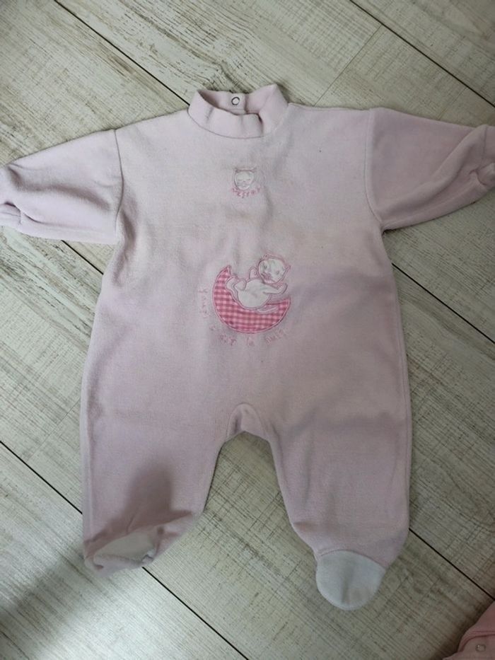 Lot 5 grenouillères bébé fille 3 mois - photo numéro 8