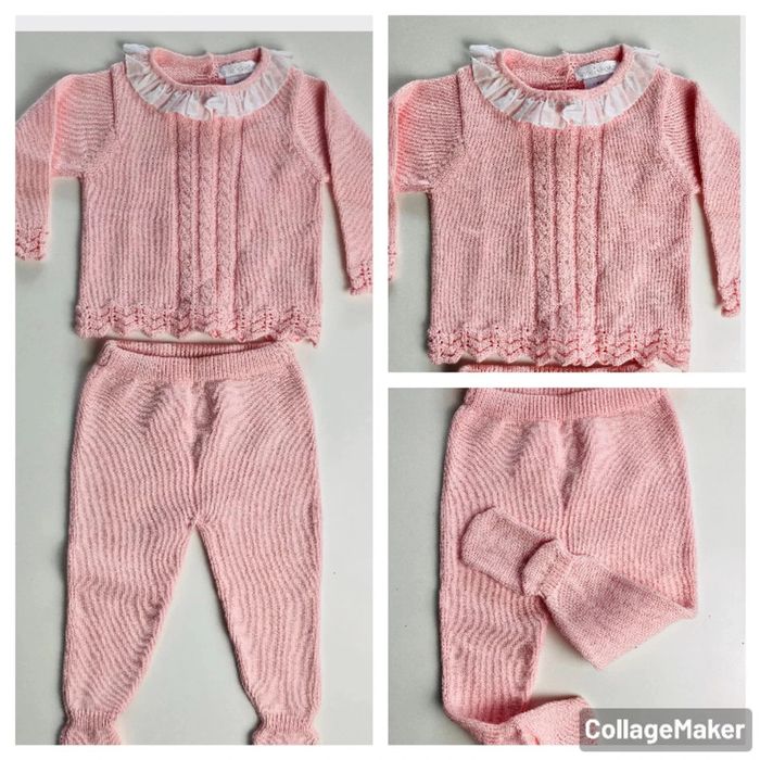 Ensemble fille 2 pièces 6 mois morisketa 100 % coton