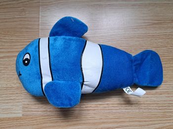 Peluche poisson bleu