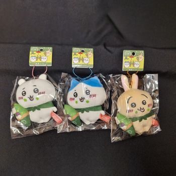 Set officiel de 3 Peluches Chiikawa Hachiware Usagi Special Edition Kyoto Matcha - Japon