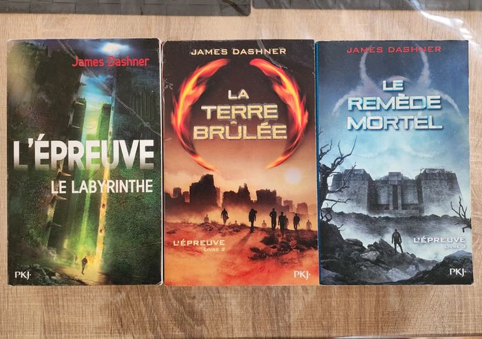 Trilogie livres brochés Le Labyrinthe : l'épreuve, la terre brûlée et le remède mortel - photo numéro 2