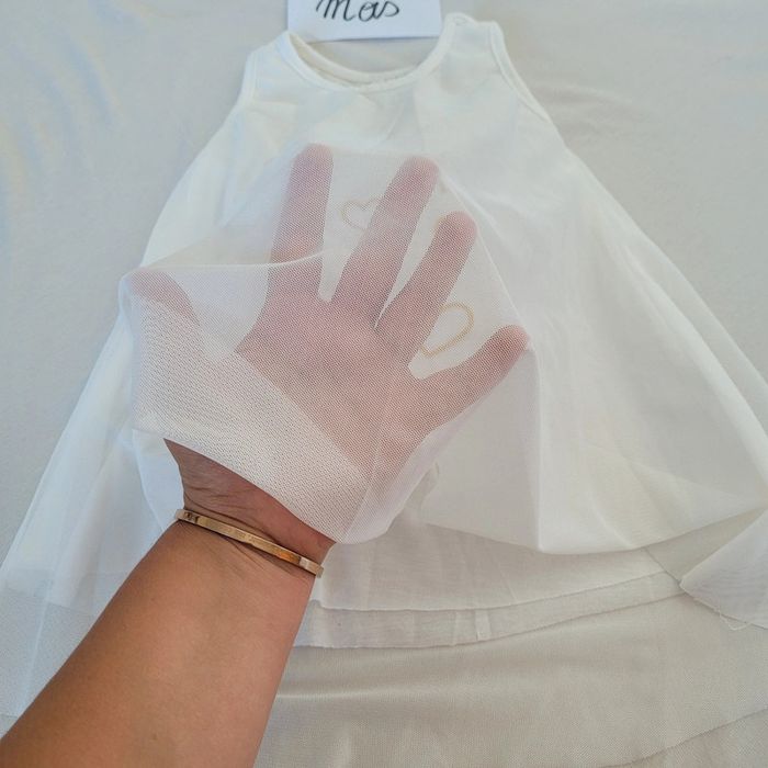 Robe avec doublure en voile 18 mois - photo numéro 3