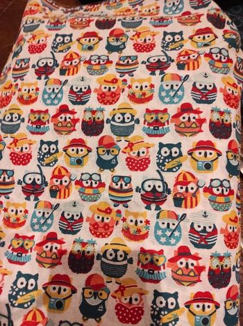 Coupon tissu coton neuf 50 cm sur laize 2 €