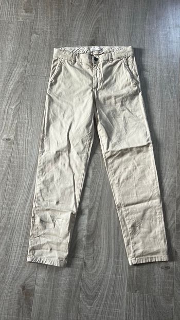 Pantalon chino beige 10 ans