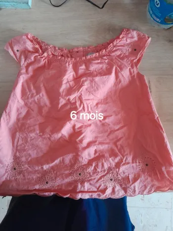 Robe rose 6mois