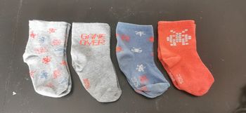 4 paires de chaussettes