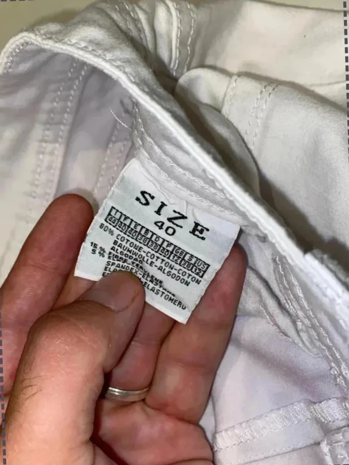 Jean blanc – Goodies – Taille 40 - photo numéro 4