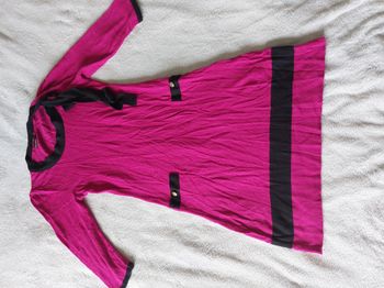 Robe Bodyflirt fine maille violine & noir taille 36-38