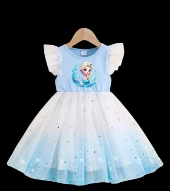 Robe Frozen Elsa taille 8