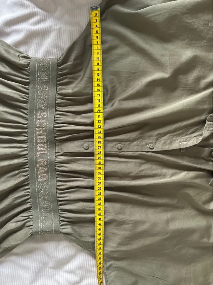 Robe vert kaki doré tailleM school rag - photo numéro 9