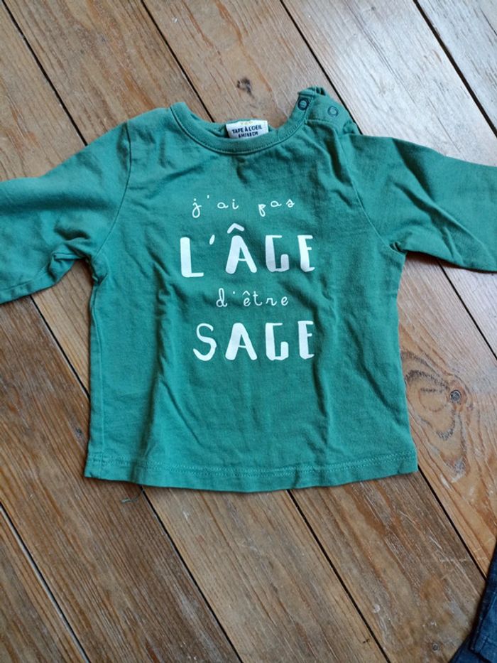T-shirts bébé 6 mois - photo numéro 2