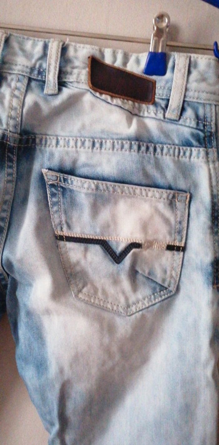 Jeans d.skins skinny délavé troué taille 28 - photo numéro 5