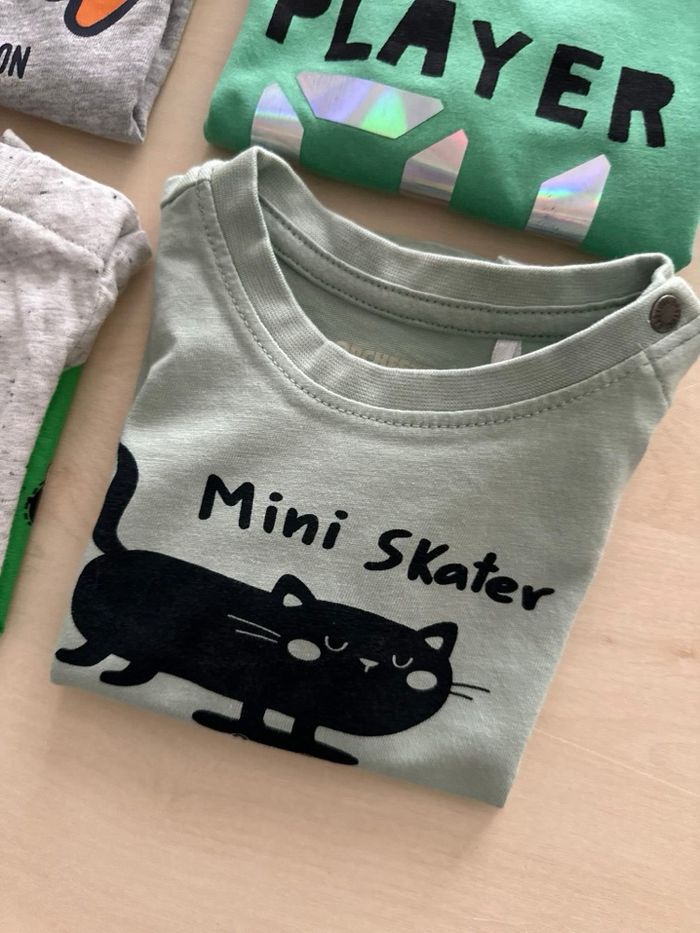 4 hauts manche longue - bébé garçon - taille 3 mois - photo numéro 2