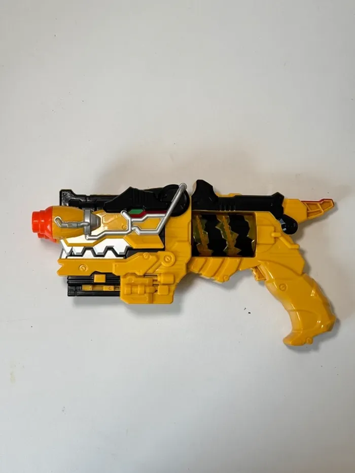 Power Rangers Dino Charge Morpher Blaster Gun Jaune - photo numéro 2