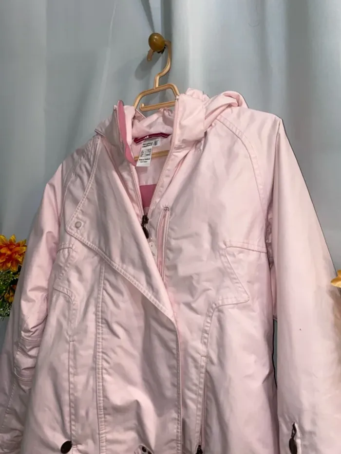 Anorak matelassé rose Décathlon taille 14 ans - n82m - photo numéro 2