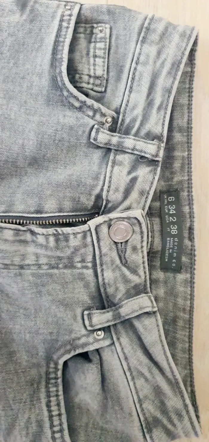 Jean gris délavé 34 - photo numéro 2