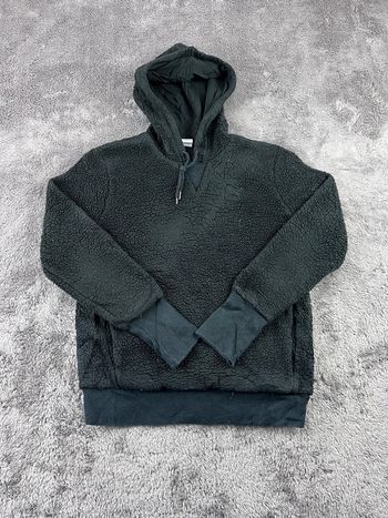 Pull sweat à capuche polaire Puma noir avec logo brodé Taille XS