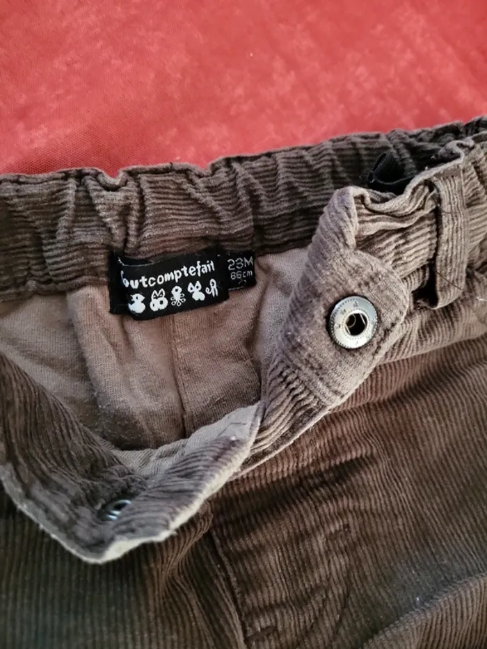 Pantalon velours tout compte fait - photo numéro 4