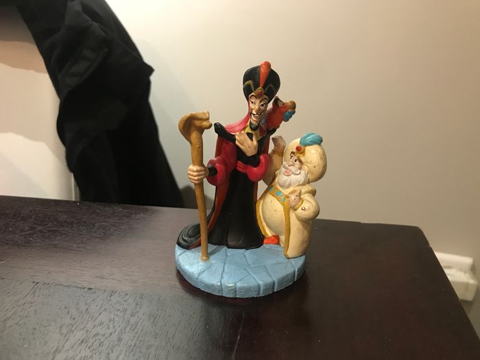 Figurine jafar - sultan - iago aladdin
