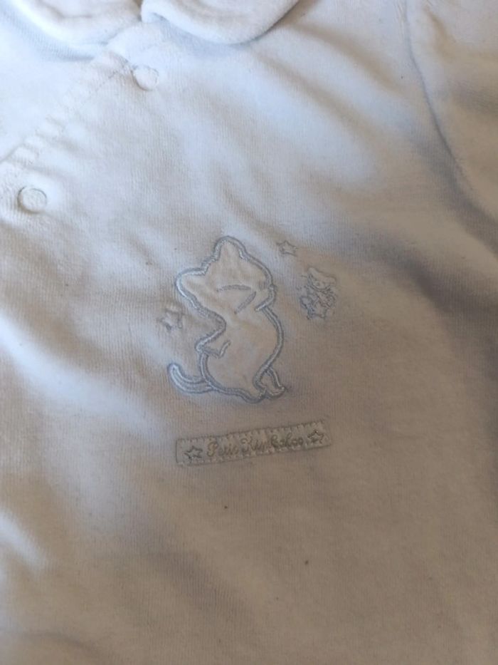 Pyjama col chemise mixte kimbaloo 1 mois - photo numéro 3