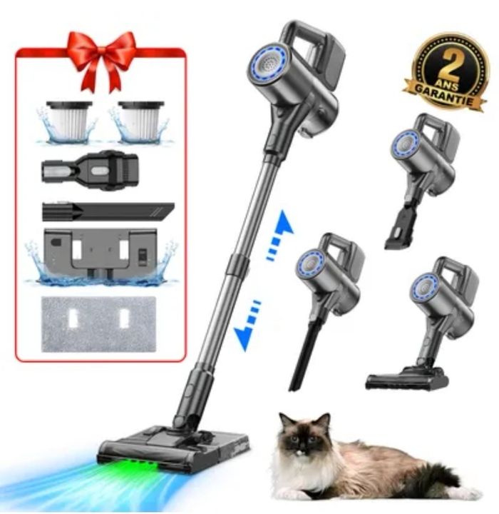 ASPIRATEUR BALAI SANS FIL LAVEUR VERSLIFE S7 PLUS