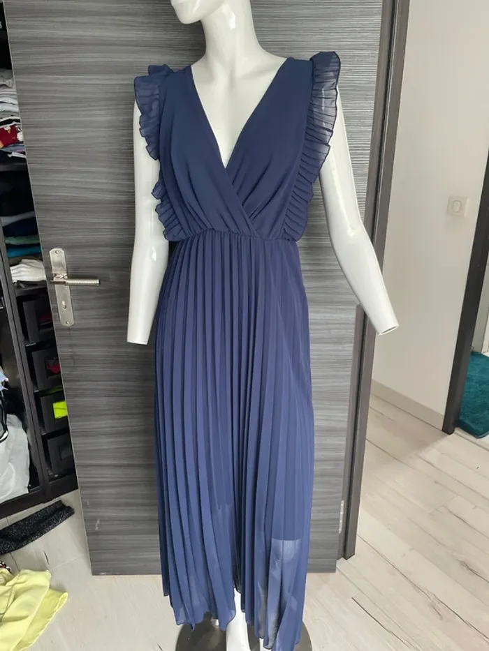 Robe plissée