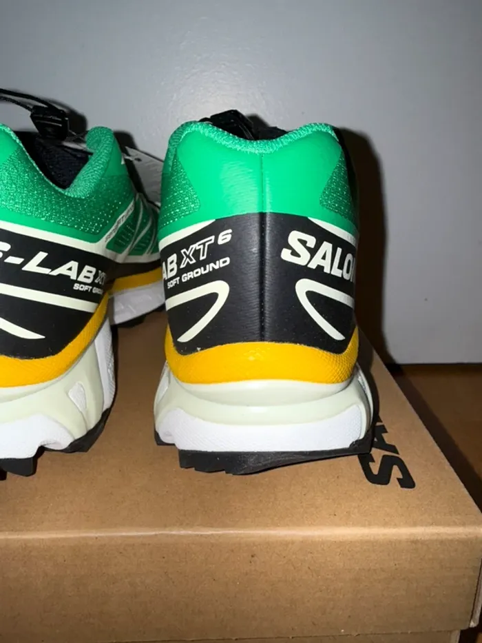 Salomon XT-6 Bright Green Black Sulphur Verte Noir - photo numéro 10