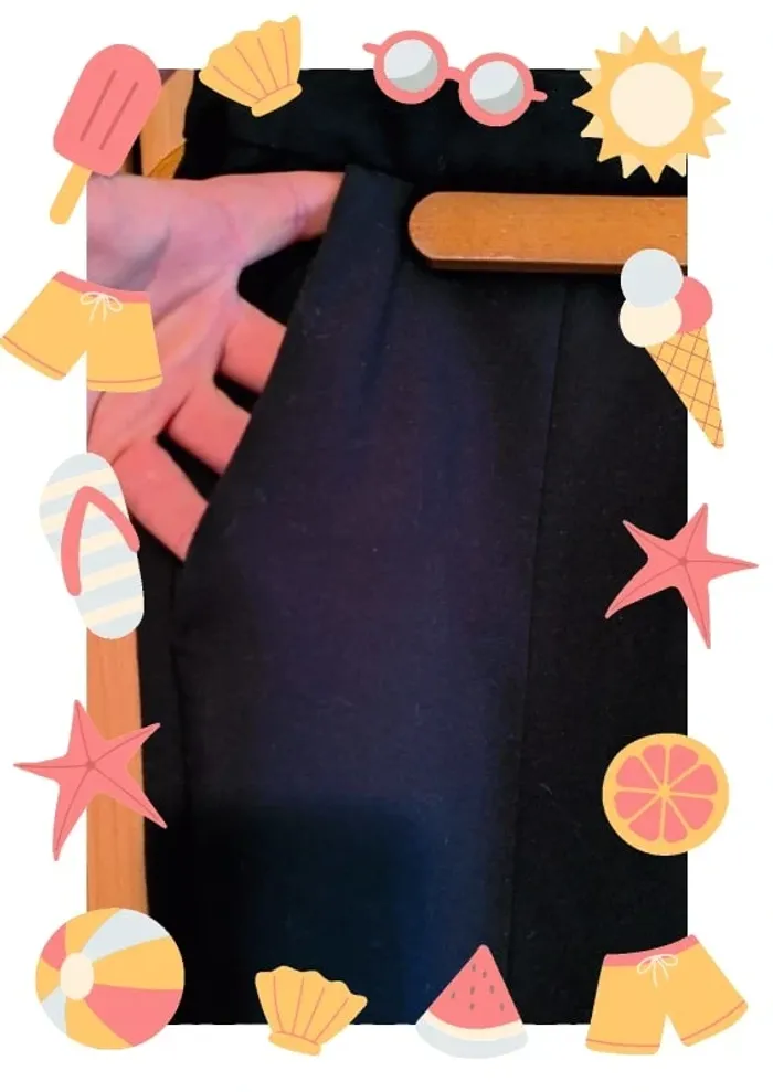 Pantalon carotte noir - photo numéro 9