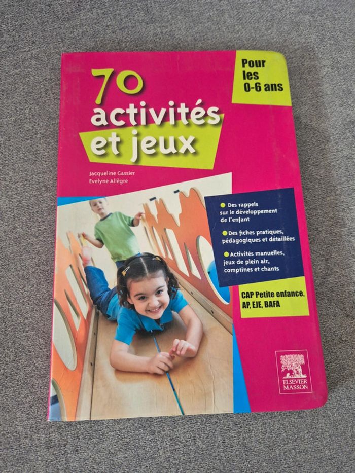 Livre 70 activités et jeux
