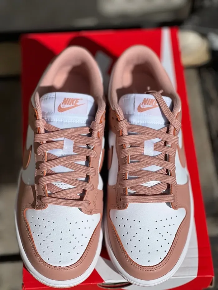 Nike dunk low rose whisper 39 - photo numéro 4