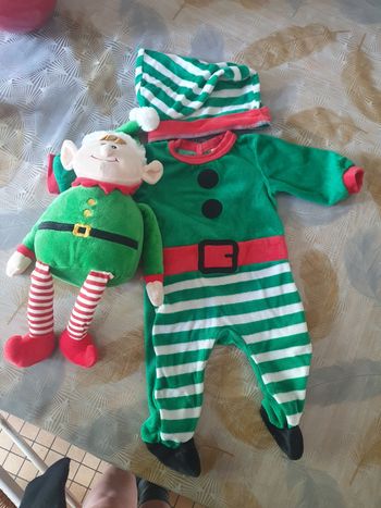 Pyjama lutin de Noël