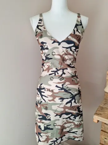 Robe militaire jennyfer année 2000 vintage t38 #F38M-118