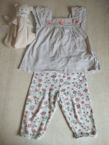 Bel Ensemble haut + pantacourt 86 cm ( 2 ans )