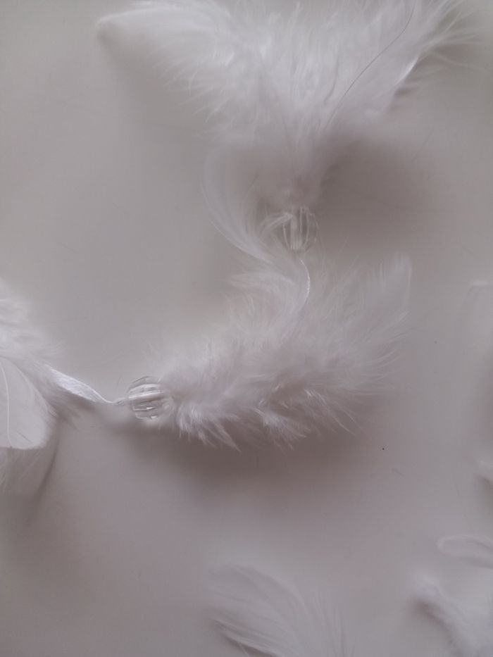 Guirlande plumes et perles - photo numéro 2