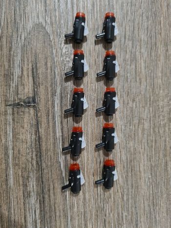 Lot d'armes blasteur type lego pour clones / stormtrooper star wars comprend 10 pièces