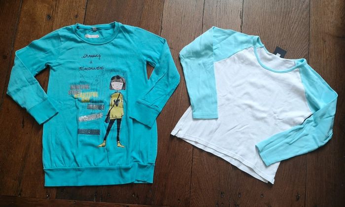 T-shirt long et t-shirt 8 ans