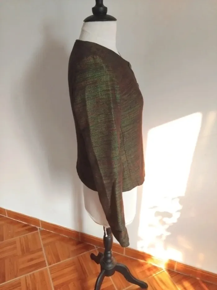 Blazer chic vintage Burberry t38 100%laine - photo numéro 12
