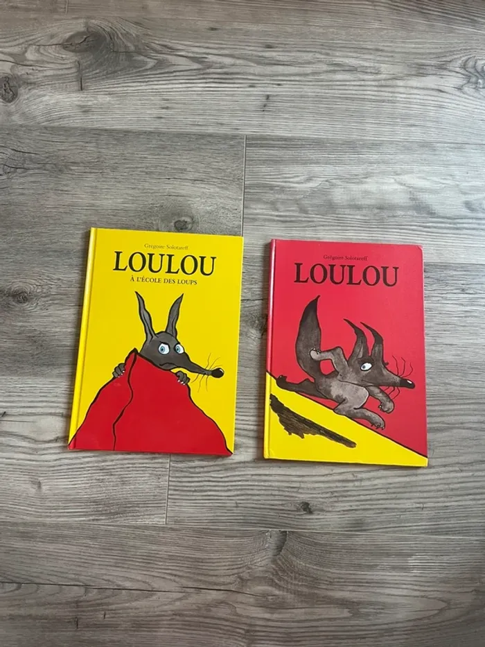 2 livres Loulou pour enfants