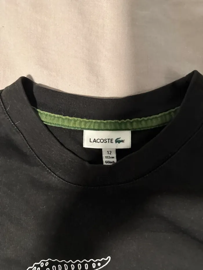 Tshirt lacoste 12 ans - photo numéro 3