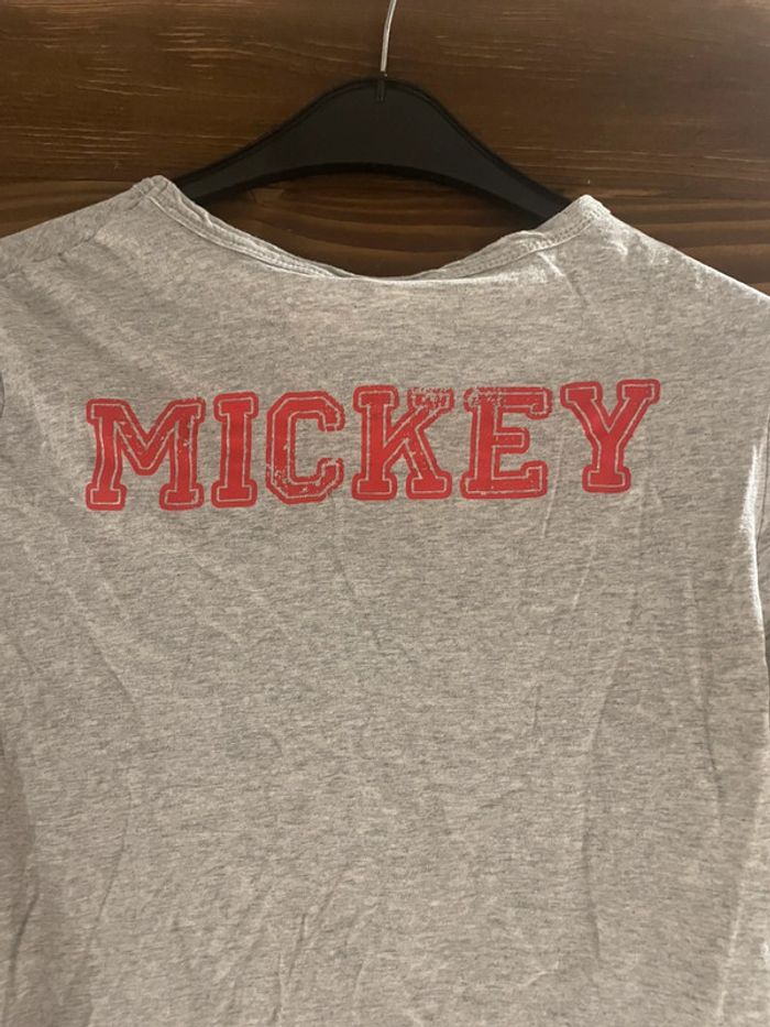 Tee shirt gris Mickey - photo numéro 4